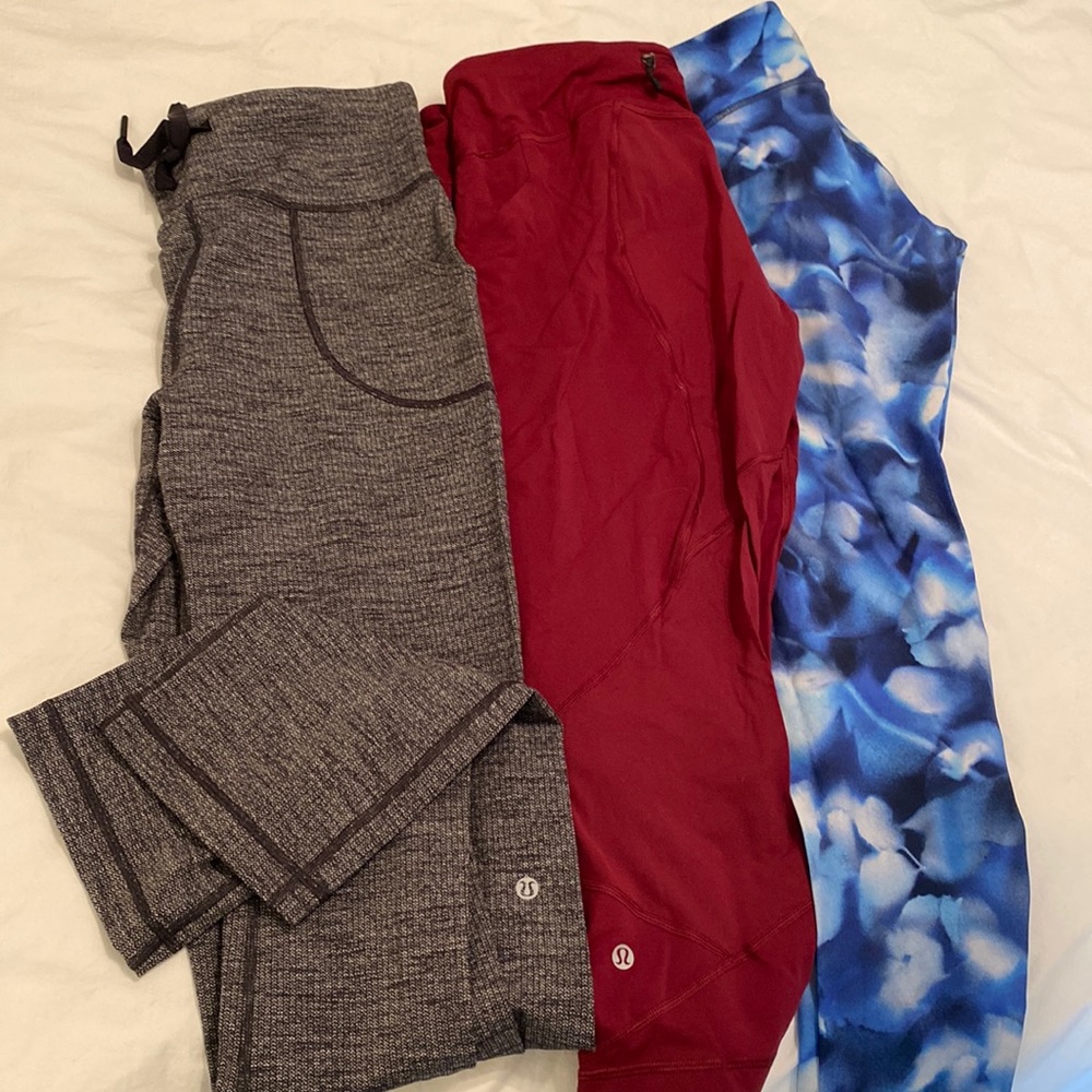 Set of 3 lululemon pants